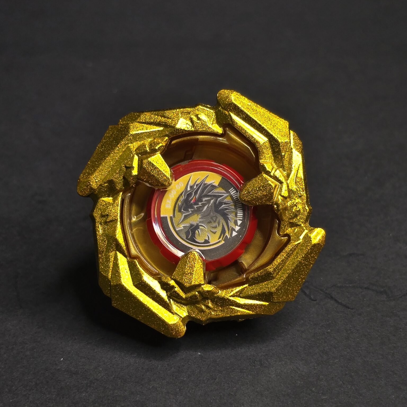 Gold Cobalt Drake Beyblade X Clone - Mr. Bey