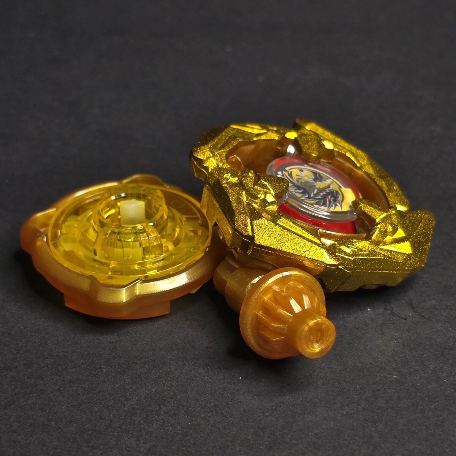 Gold Cobalt Drake Beyblade X Clone - Mr. Bey